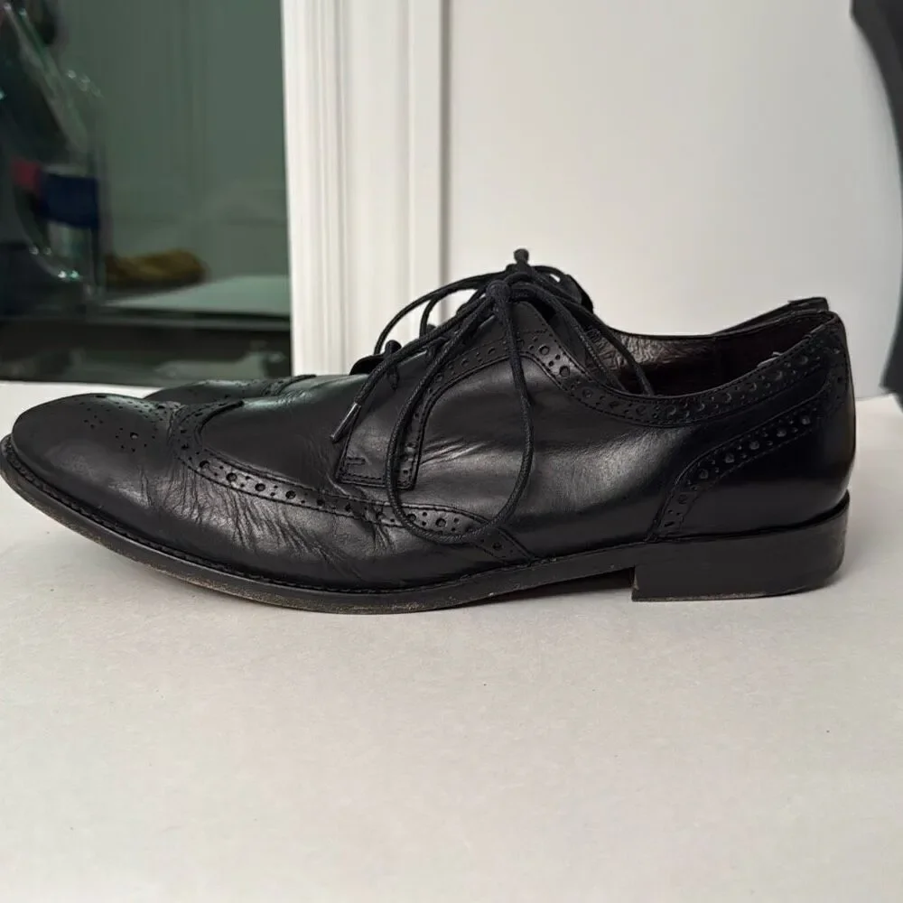 John Varvatos Luxe Wingtip Oxford Men's Size 11.5